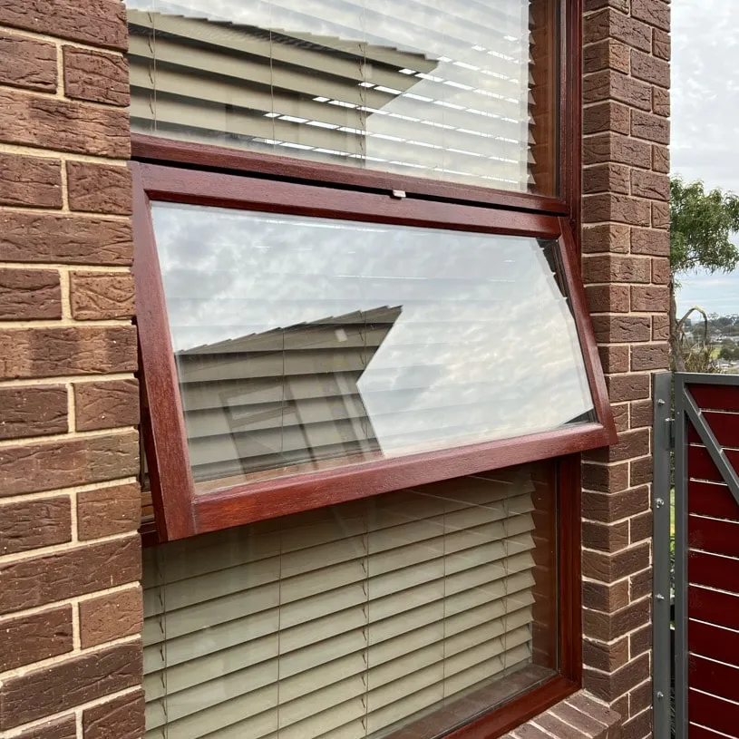 The same frame stained red